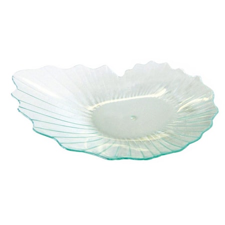 Packnwood Titos Transparent Green Leaf Dish - 1.5 Oz., 1152PK 209MBTITOS